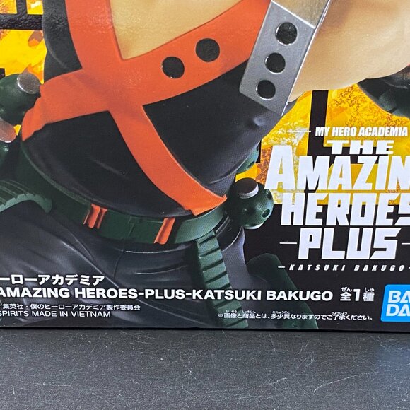 My Hero Academia Katsuki Bakugo The Amazing Heroes Plus Ban Presto Open Box - Picture 3 of 11